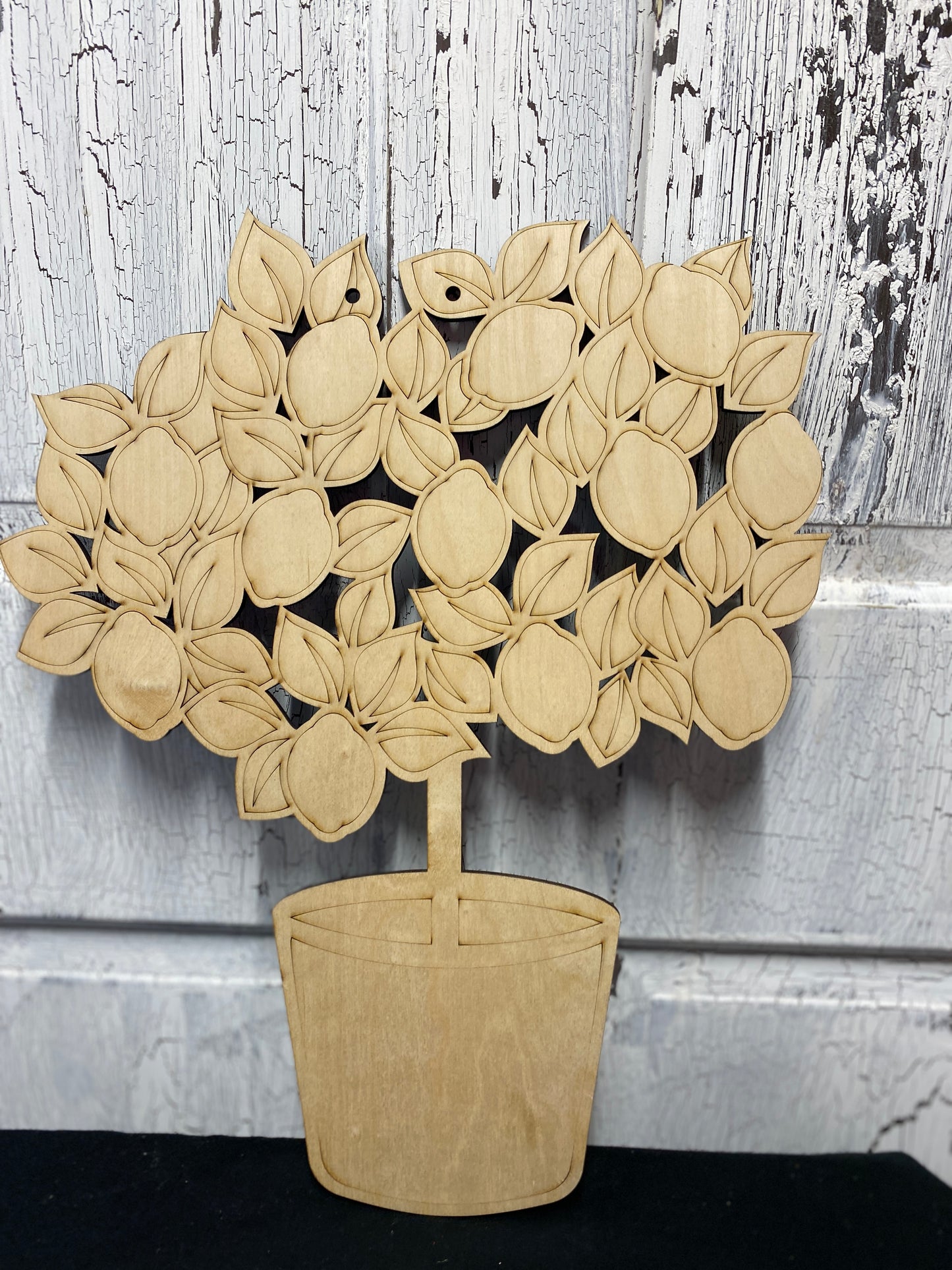 DIY Lemon Tree Door Hanger Kit, Laser-Cut Door Hanger Kit