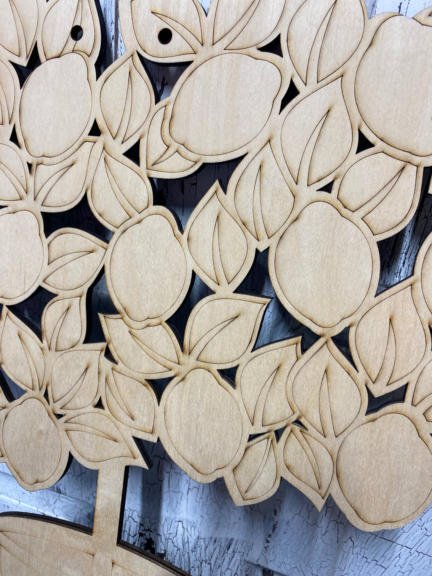 DIY Lemon Tree Door Hanger Kit, Laser-Cut Door Hanger Kit