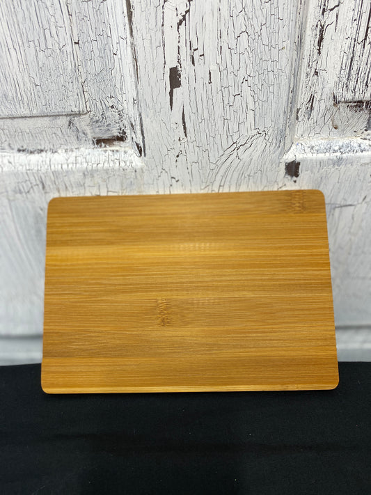 Bamboo Cutting Board with Name or Initial 9" x 6" x 1/4"