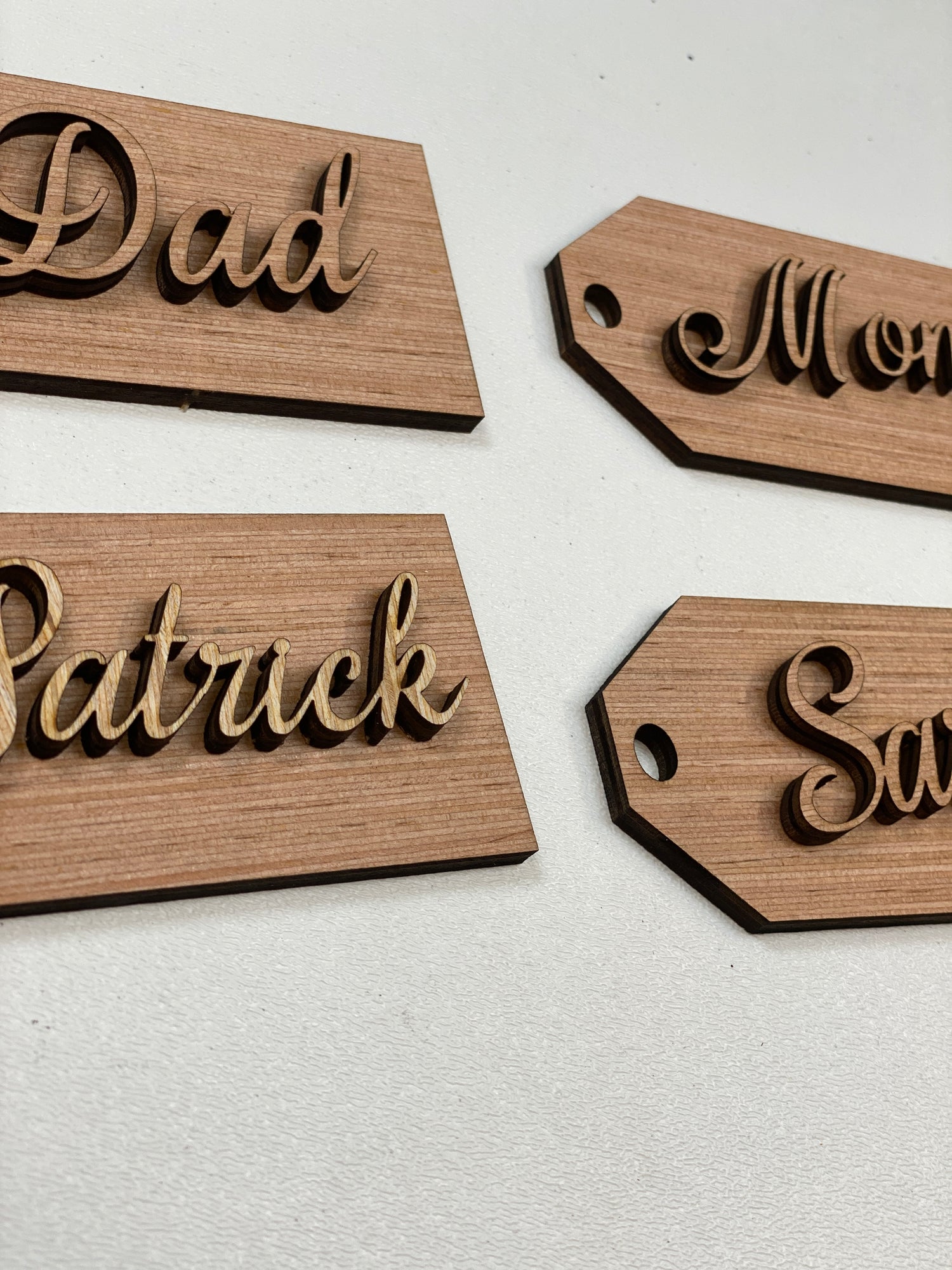 Cutout Name Stocking Tags, Personalized