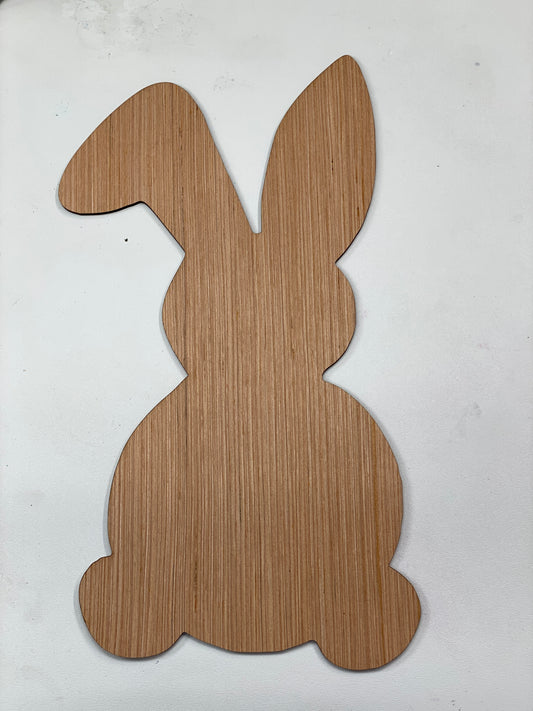 Easter Bunny Blank Door Hanger Smooth or Shiplap Laser Cut Blank for DIY Project