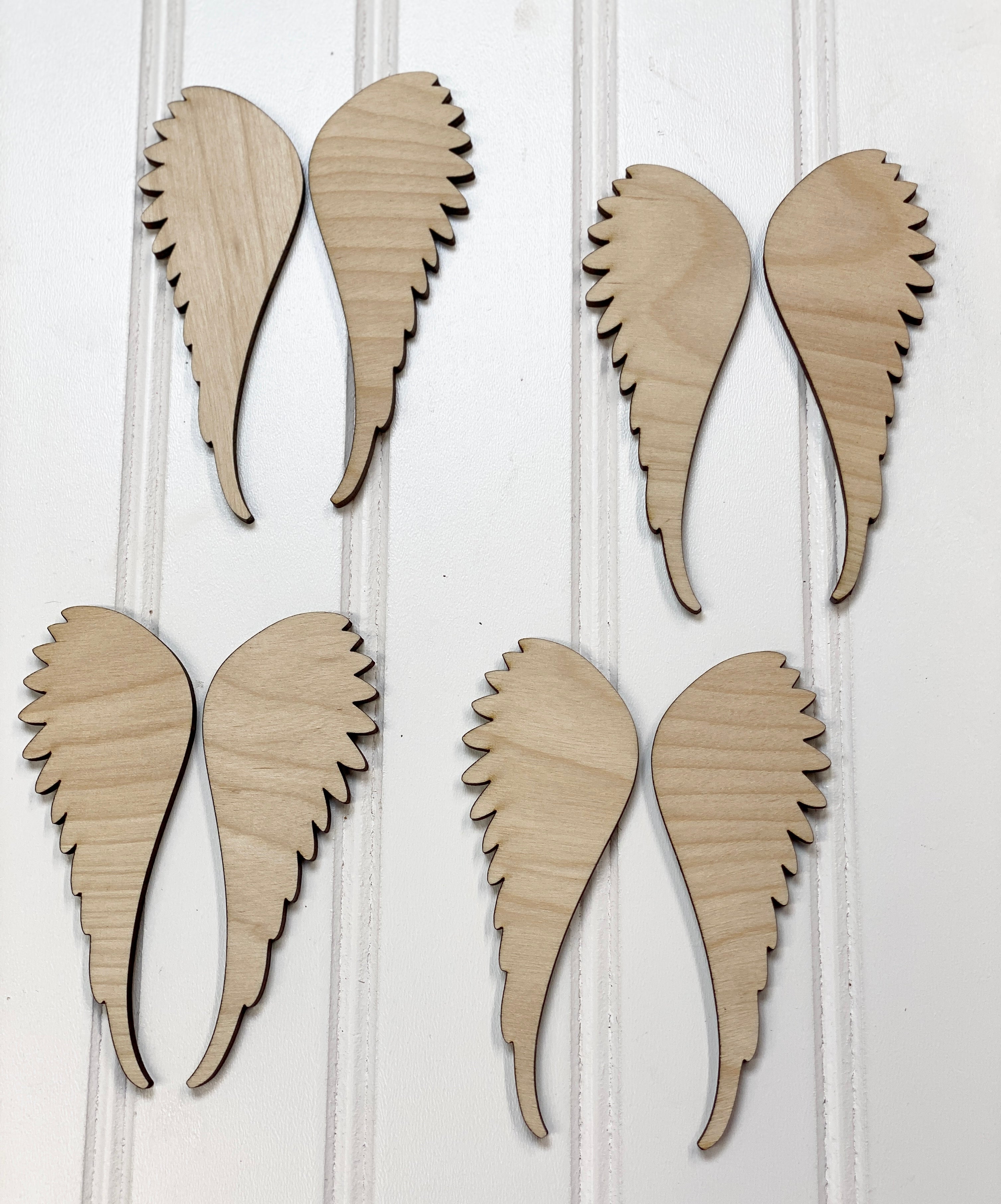 Angel Wings Wood Earring Blanks DIY Craft Earrings Laser Cut